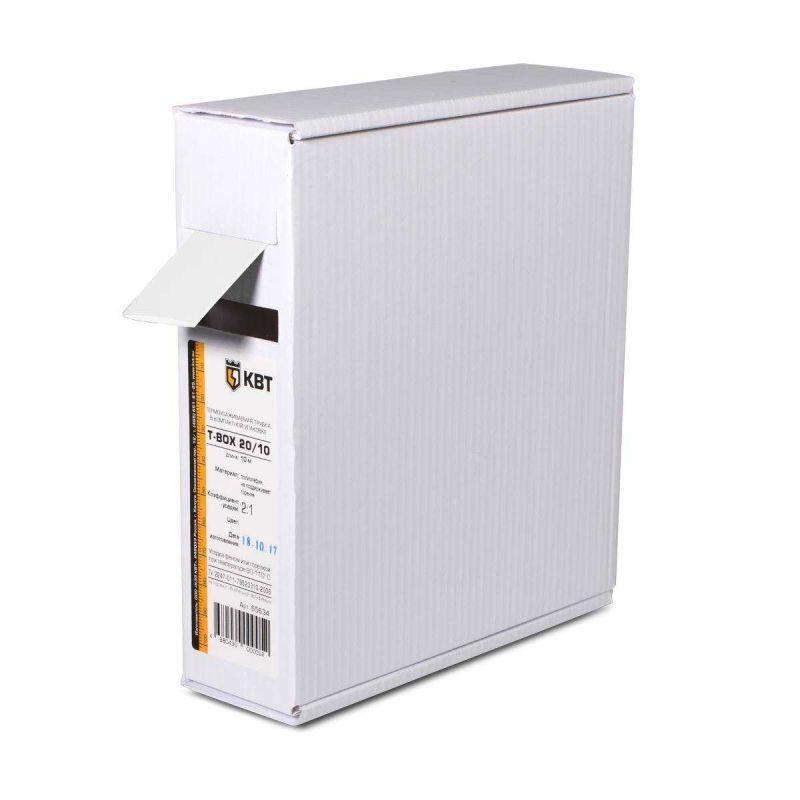 трубка термоусадочная в евро боксе t-box 20/10 бел. (уп.10м) квт 65635 от BTSprom.by