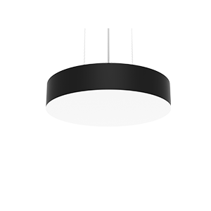 светильник светодиодный deleo 40вт 3000к 400x80мм подвесной с опаловым рассеив. диммер dali ral9005 черн. матов. varton v1-r0-90201-30d01-2004030 от BTSprom.by