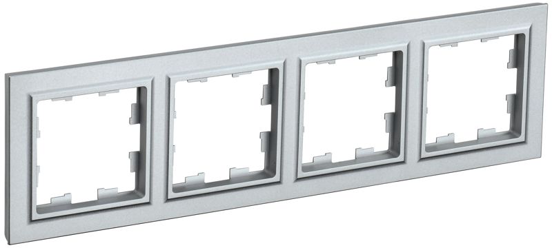 рамка 4-м brite ру-4-бра алюм. iek br-m42-k47 от BTSprom.by