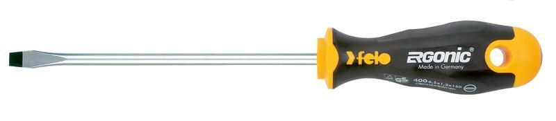 отвертка ergonic плоская шлицевая 2.5х0.4х75 felo 40002210 от BTSprom.by