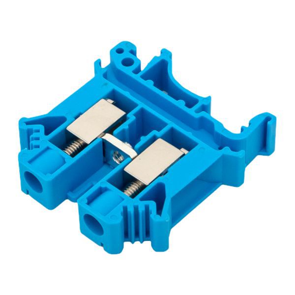  Колодка клеммная винтовая 10 UT син. EKF scr-ut-10-b фото в каталоге от BTSprom.by