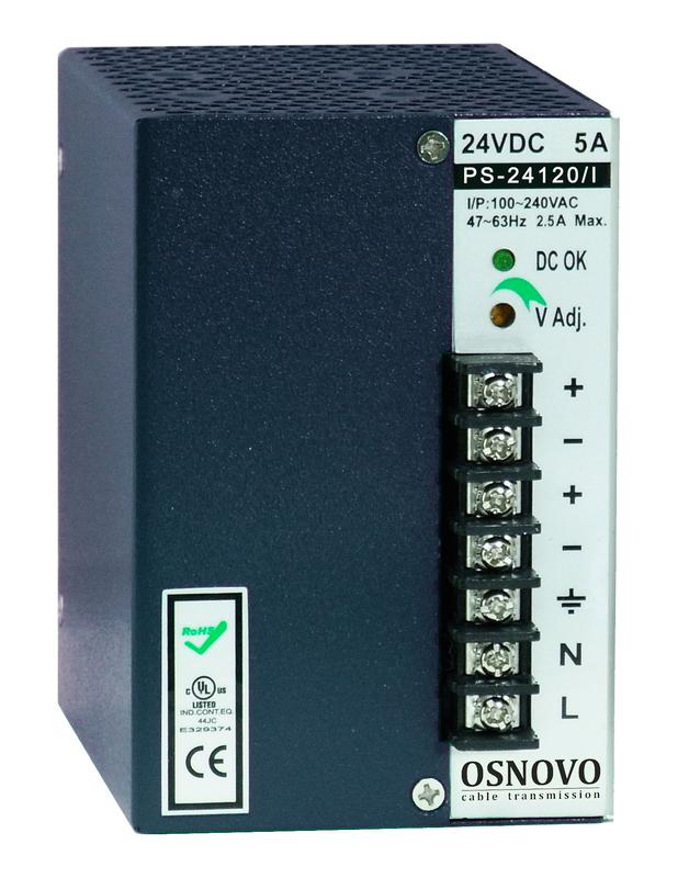 блок питания промышленный ps-24120/i 5а osnovo 11171 от BTSprom.by