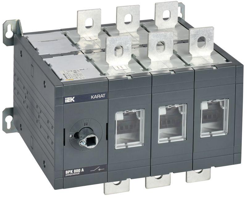 выключатель-разъединитель врк 3п 800а реверс. без рукоятки karat iek ka-vr20-3-0800 от BTSprom.by