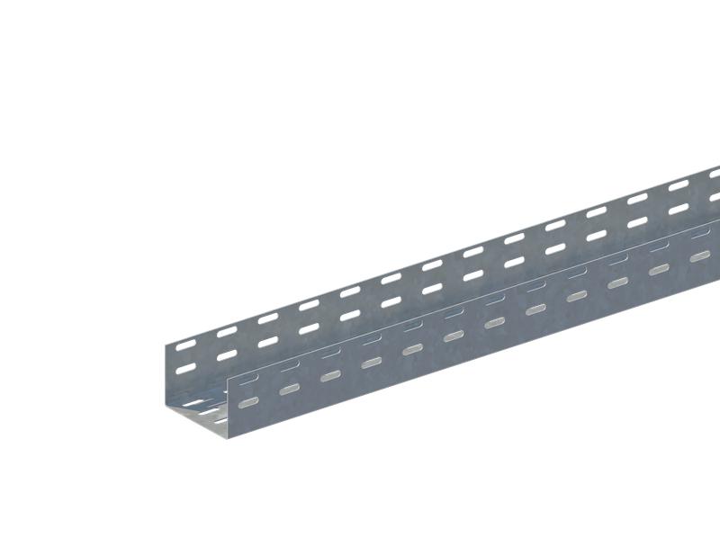 Лоток листовой перфорированный 100х65 L2000 сталь 1.5мм ЛМc-П цУТ2.5 оцинк. СОЭМИ Н0122111442 от BTSprom.by