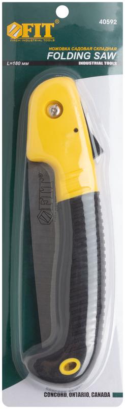  Ножовка садовая складная мелкий каленый зуб 3D заточка 180мм FIT 40592 фото в каталоге от BTSprom.by
