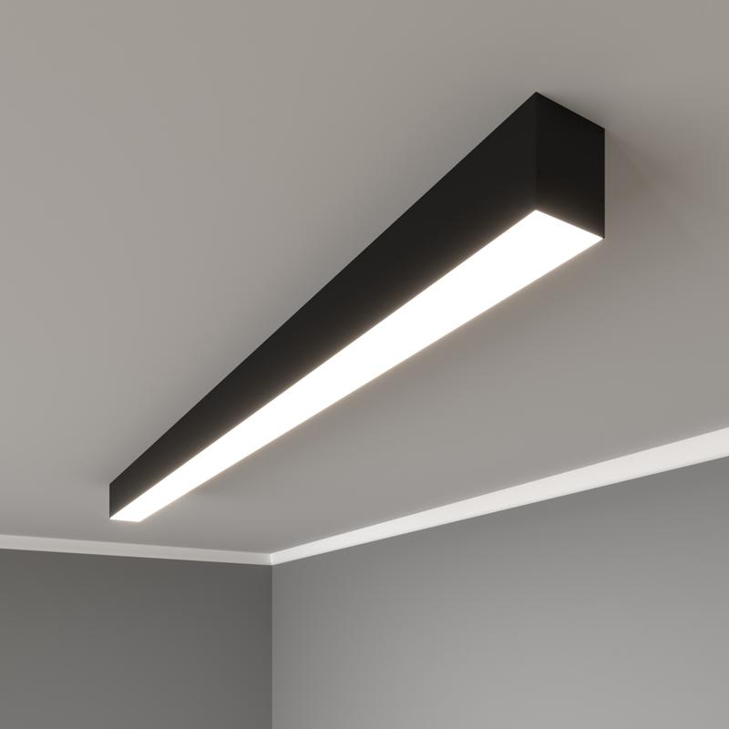 светильник светодиодный rve-pls6070-500-n 26вт 4000к 500х60х70мм линейный накладной ral9006 муар сер. rvelektro rve00018629 от BTSprom.by