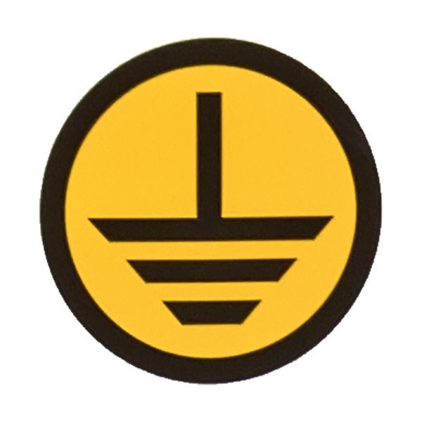 знак "земля" круглый d20мм ekf an-1-04 от BTSprom.by