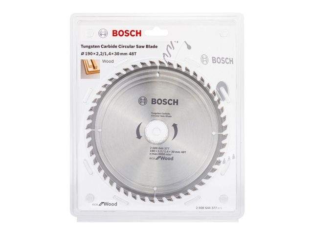 диск пильный 190х30 мм 48 зуб. по дереву eco wood bosch ( твердоспл. зуб) от BTSprom.by