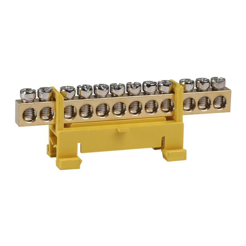 шина нулевая тип стойка optikit bb-s-pe-din-12-6х9 желт. кэаз 277834 от BTSprom.by