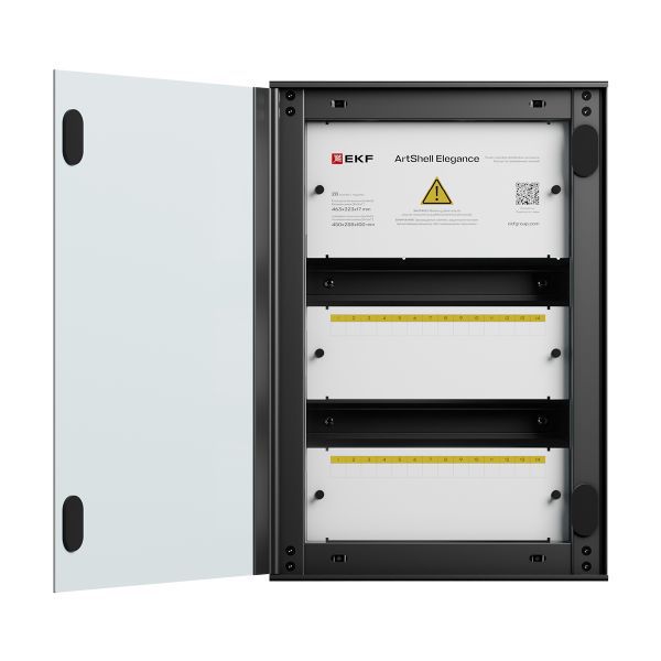  Корпус ArtShell Elegance силовой встраив. 28мод. бел. дверь из закал. стекла EKF artshell-e-28p-cw фото в каталоге от BTSprom.by