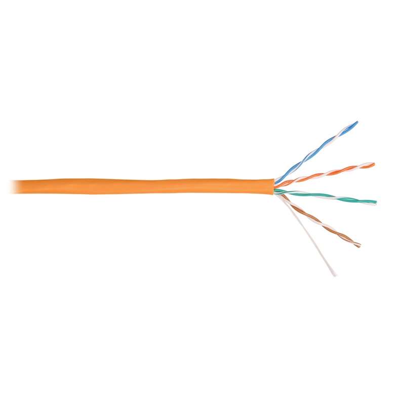 кабель u/utp кат.5e (класс d) 4 пары 24 awg (0.49мм) тест по iso/iec 100мгц ож bc чистая медь внутр. lszh нг(а)-hfltx оранж. (уп.305м) nikolan nkl 2100c-or от BTSprom.by