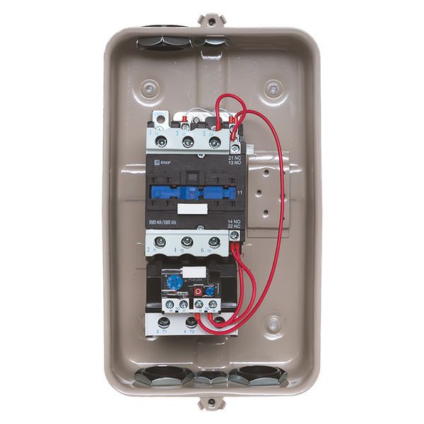  Пускатель магнитный КМЭ 40А 230В с РТЭ и индикатором PROxima в корп. IP65 EKF ctrp-r-40-230v-led фото в каталоге от BTSprom.by