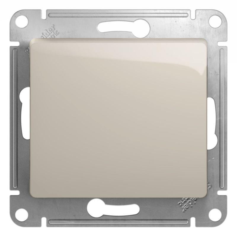 кнопка нажимная 1-кл. сп glossa 10а ip20 (сх. 1) 10ax механизм молочн. se gsl000915 от BTSprom.by