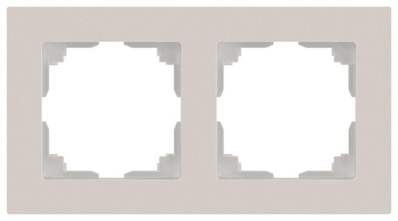 рамка 2-м сп accent 6-502-06 перламутр. intro б0063768 от BTSprom.by