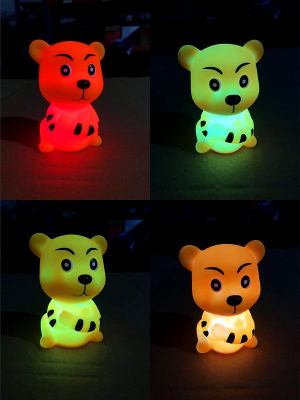 фигура светодиодная "тигр" 8х7см светодиод rgb переливается разными оттенками элементы питания 3хag13 (в компл.) космос kocnl-el106(2022) от BTSprom.by