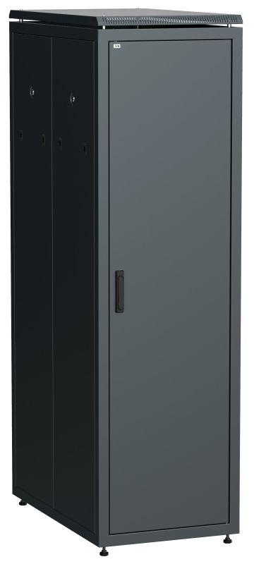 шкаф сетевой 19дюйм linea n 47u 600х1000мм металлическая передняя дверь черн. itk ln05-47u61-m от BTSprom.by