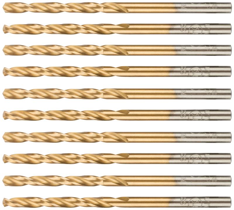  Сверло по металлу Profi с титановым покрытием 3.4х70мм (уп.10шт) Cutop 52-436 фото в каталоге от BTSprom.by