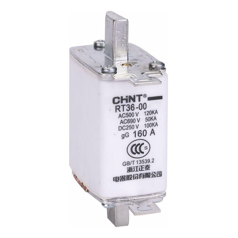 вставка плавкая предохранителя rt36-00-160 габарит 00 63а chint 521347 от BTSprom.by
