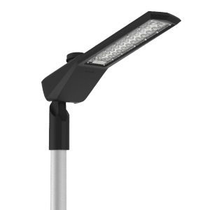 светильник светодиодный levante m road ru 110вт 3000к уличный кронштейн 60мм ral9005 черн. муар 1..10в nema varton v1-s1-9r760-40u32-6611030 от BTSprom.by