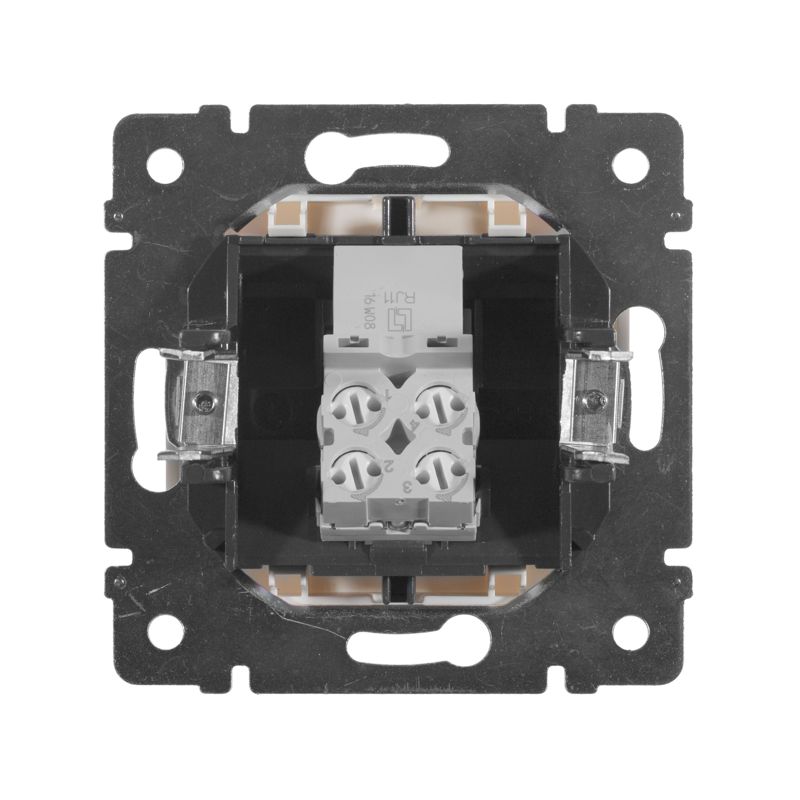  Розетка телефонная 1-м СП Valena RJ11 4 контакт. механизм бел. IEK 774438 фото в каталоге от BTSprom.by