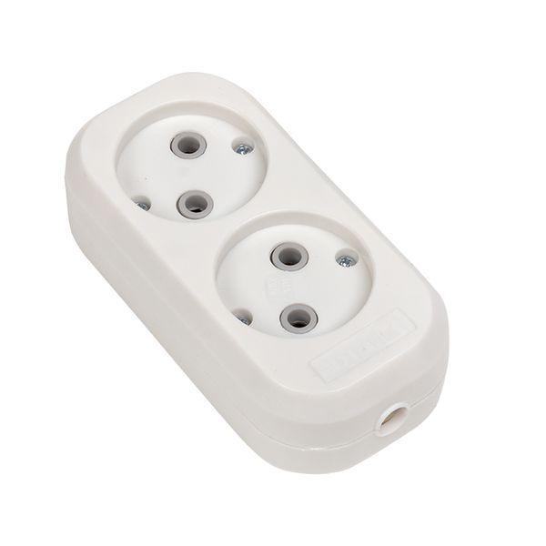 колодка удлинителя 2-м без заземл. 10а эксперт 2.2квт ekf akb10-2 от BTSprom.by