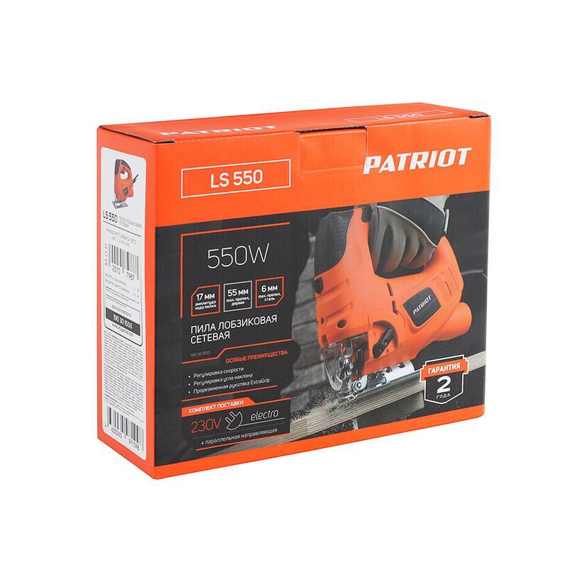 лобзик ls 550 550вт макс толщина дерева 55мм patriot 190301550 от BTSprom.by
