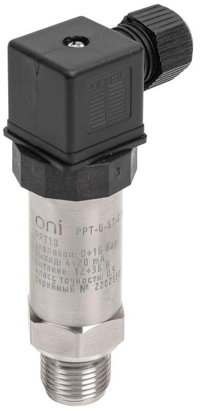 преобразователь давления ppt10 4бар 4-20ма g1/2 din43650 oni ppt-g-st-004-4-20-2-2 от BTSprom.by