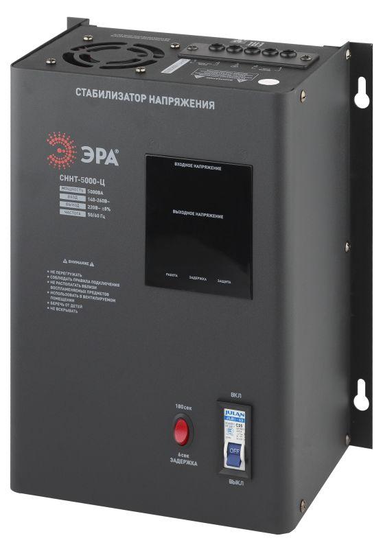стабилизатор напряжения сннт-5000-ц настенный ц. д. 140-260в/220в 5000ва эра б0020170 от BTSprom.by