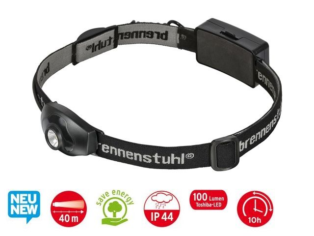 фонарь налобный светодиодный brennenstuhl (ip44, 100лм) 1178760 от BTSprom.by