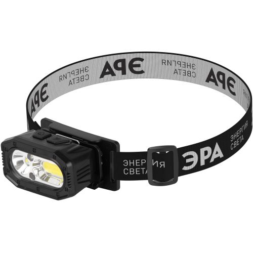 фонарь светодиодный налобный ga-814 аккумуляторный 5вт cob+5вт led 5 режимов сенсорное управление эра б0069577 от BTSprom.by