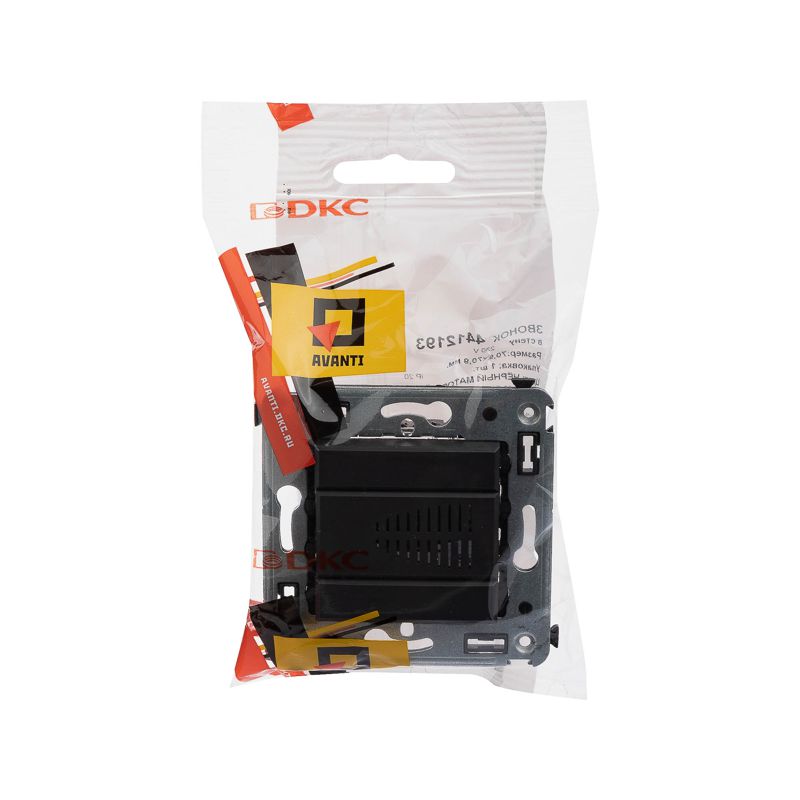  Звонок СП Avanti "Черный матовый" DKC 4412193 фото в каталоге от BTSprom.by