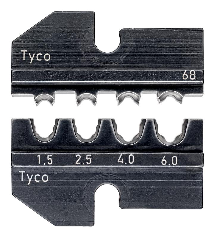 плашка опрессовочная под штекеры solar (tyco) 1.5-6.0кв.мм awg 15-10 кол-во гнезд: 4 knipex kn-974968 от BTSprom.by