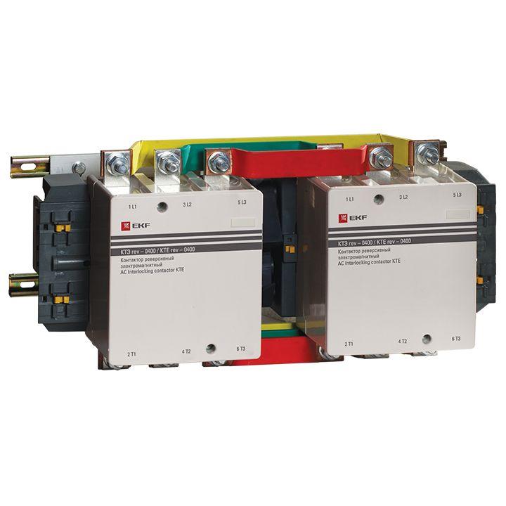 контактор реверсивный ктэ 400а кат. 380в ac 2но ekf ctr-b-r-400-380 от BTSprom.by