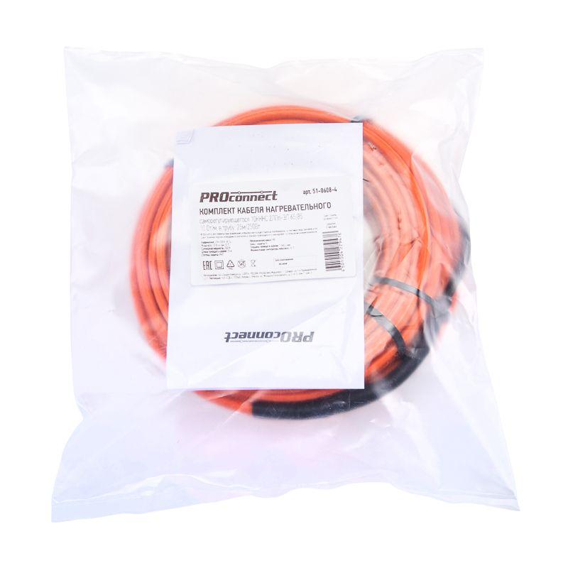  Кабель греющий саморег. 10 ККНС 2ЛПп-ЭЛ 65/85 в трубу 25м/250Вт PROconnect 51-0608-4 фото в каталоге от BTSprom.by