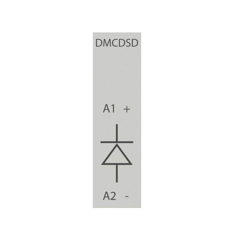 Ограничитель перенапряжений для миниконтакторов DMC и реле DCR с диодом 12-600VDC YON DMCDSD600 фото в каталоге от BTSprom.by  Ограничитель перенапряжений для миниконтакторов DMC и реле DCR с диодом 12-600VDC YON DMCDSD600 фото в каталоге от BTSprom.by