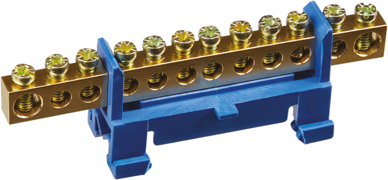 шина нулевая 90 739 obb-m69-12p-b на din-изоляторе "стойка" онлайт 90739 от BTSprom.by