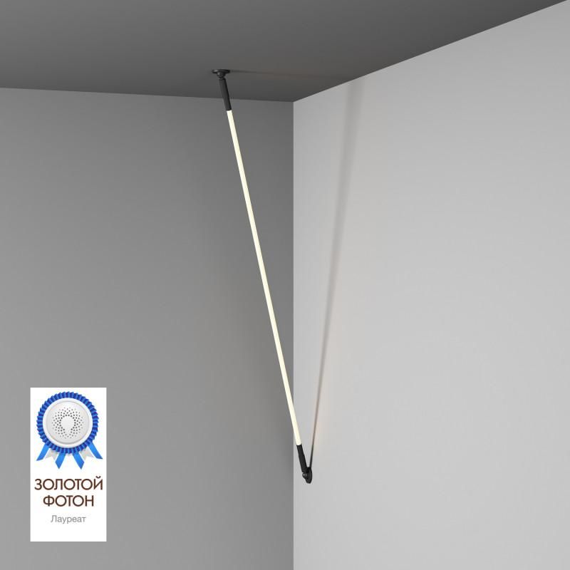 светильник flex 52вт 3000к ip20 24в dc 360град. трос в оплетке со светодиодом 3м черн. denkirs 732102 от BTSprom.by