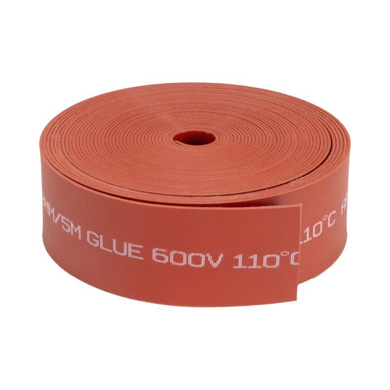  Лента термоусаживаемая ТЛ-0.8 25мм 5м с клеевым слоем красн. Rexant 48-9004 фото в каталоге от BTSprom.by