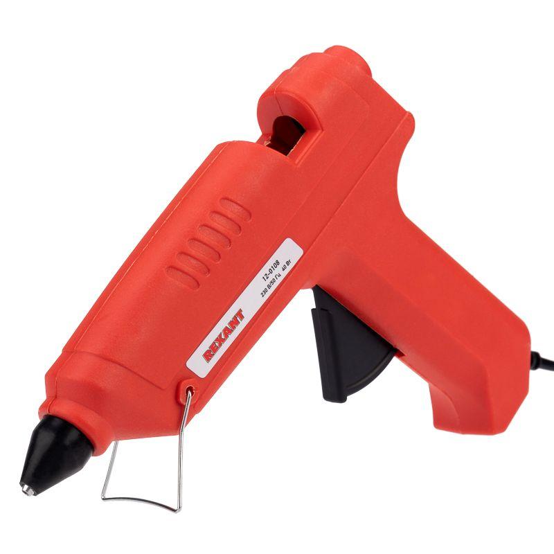  Пистолет клеевой 40Вт большой (блист.) REXANT 12-0108 фото в каталоге от BTSprom.by