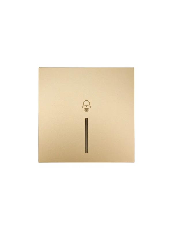 кнопка звонка с индик. сп zima ip20 безвинт. зажим зол. lezard 704-3688-108qc от BTSprom.by