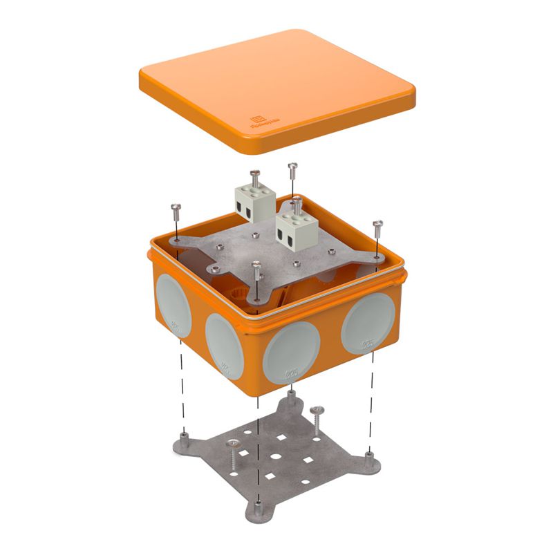 коробка огнестойкая оп двухкомпонентн. 60-0300-fr2.5-4 е15-е120 100х100х50 промрукав 60-0300-fr2.5-4 от BTSprom.by