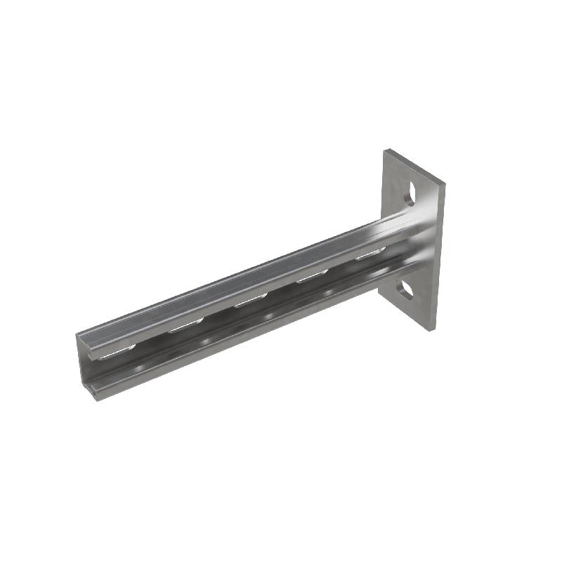 Консоль-Страт одиночная усиленная развернутая 41х21 L700 сталь 2.5мм КМ LO32086 от BTSprom.by