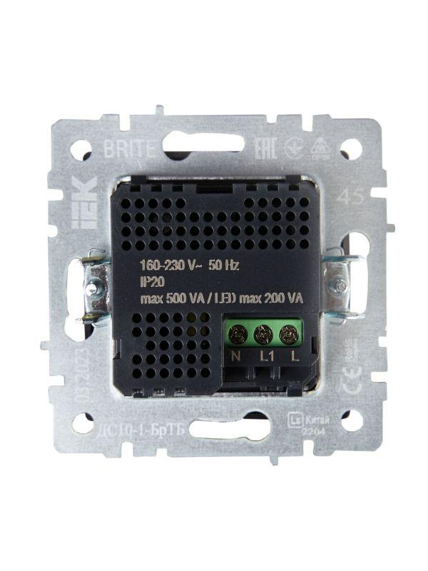  Датчик движения BRITE ДС10-1-БрТБ механизм бронза IEK BR-MS10-N-150-05-K45 фото в каталоге от BTSprom.by