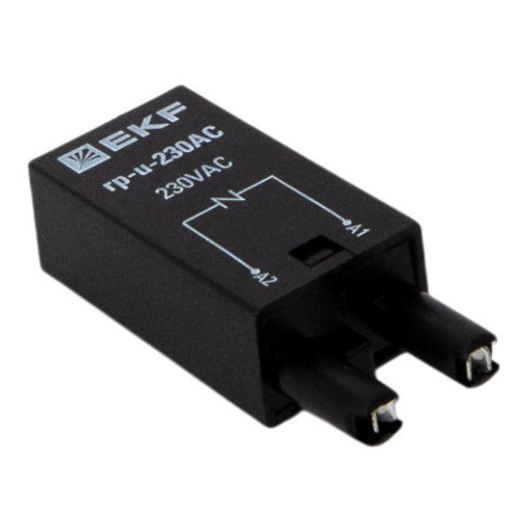  Модуль защитный с варистором 230В AC для промежуточных реле RP AVERES EKF rp-u-230AC фото в каталоге от BTSprom.by