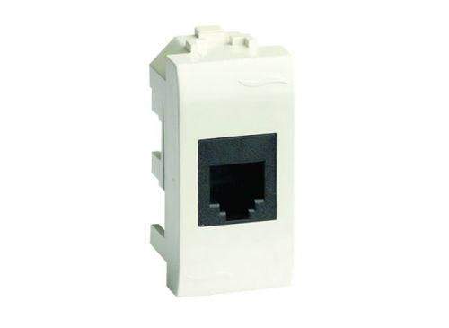 розетка компьютерная сп 1мод. brava rj45 кат.5e экранир. сл. кость dkc 75457s от BTSprom.by