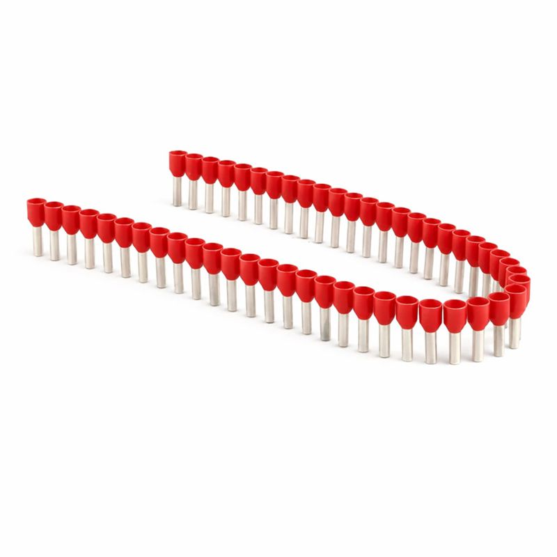 наконечник-гильза с изолир. фланцем в ленте для кабеля сечением 1кв. длина контактной части 8 красн. dkc ifs1.0-08rd от BTSprom.by