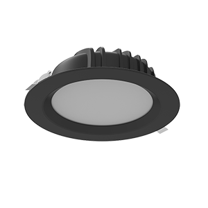 светильник светодиодный dl-01 230х81 40вт tunable white (2700-5700к) ip54/20 круглый встраив. ral9005 черн. муар диммер dali varton v1-r0-90084-10d01-44040tw от BTSprom.by
