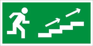 пиктограмма "по лестнице вверх направо" пэу 006 135х260 sirah ip65 ст 2502002640 от BTSprom.by