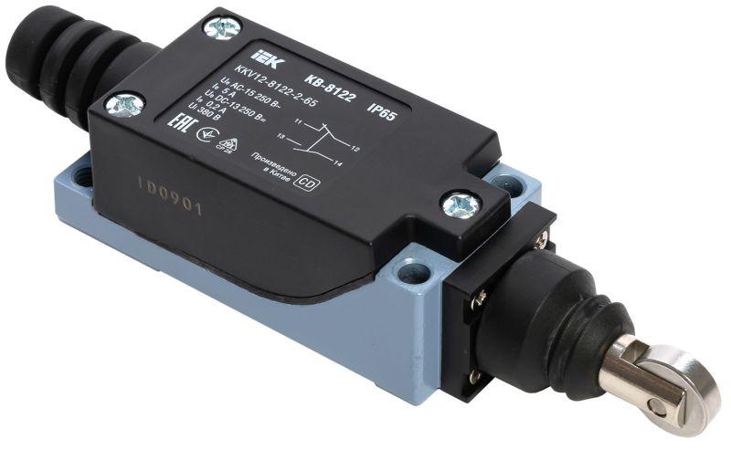 выключатель концевой кв-8122 ip65 ролик вертикал. нажимной iek kkv12-8122-2-65 от BTSprom.by