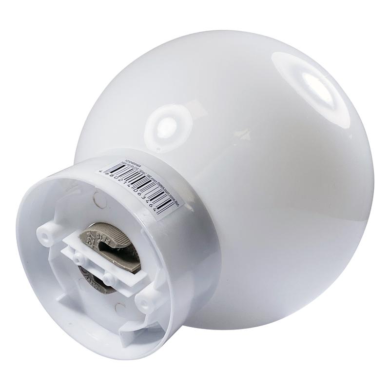  Светильник "Шар" 160 НББ 64-40-210 опал ПММА IP44/корпус прямой бел. (груп. уп.) Элетех 1030480469 фото в каталоге от BTSprom.by